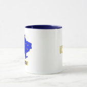 Karte der Ukraine Tasse (Zentrum)