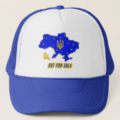 Karte der Ukraine Truckerkappe (Vorderseite)