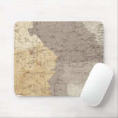Karte der US-Dürregebiete Mousepad (Mit Mouse)