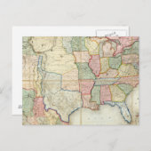 Karte der USA (Vorne/Hinten)