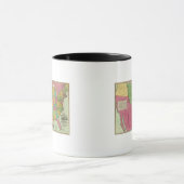 Karte der USA 1833 Tasse (Zentrum)