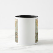 Karte der USA 2 Tasse (Zentrum)