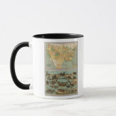 Karte der USA 2 Tasse (Links)