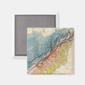 Karte der USA 3 Magnet (Vorderseite/Rückseite)