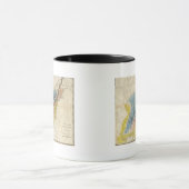 Karte der USA 3 Tasse (Zentrum)