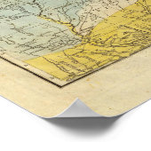 Karte der USA 4 Poster (Ecke)