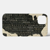 Karte der USA Case-Mate iPhone Hülle (Rückseite (Horizontal))
