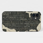 Karte der USA Case-Mate iPhone Hülle (Rückseite (Horizontal))