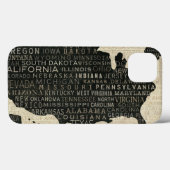 Karte der USA Case-Mate iPhone Hülle (Rückseite (Horizontal))
