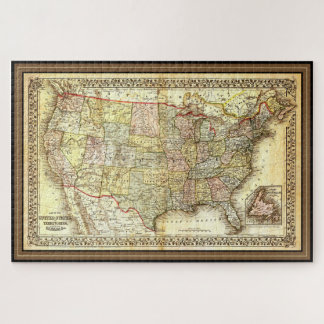 Karte der USA Jigsaw Puzzle