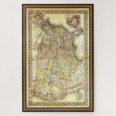 Karte der USA Jigsaw Puzzle (Vertikal)