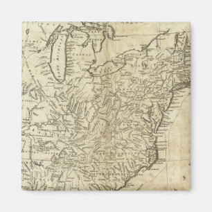 Karte der USA Magnet