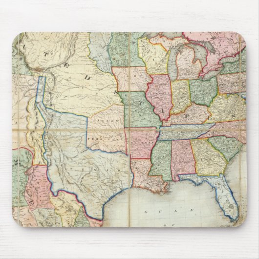 Karte der USA Mousepad (Vorne)