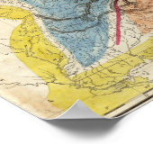 Karte der USA Poster (Ecke)