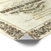 Karte der USA Poster (Ecke)