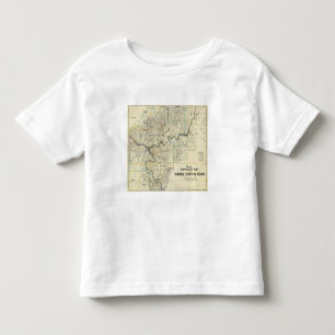 Karte der Venango County Öl-Regionen Kleinkind T-shirt