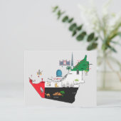 Karte der Vereinigten Arabischen Emirate (Stehend Vorderseite)