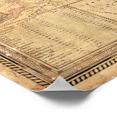 Karte der Vereinigten Staaten, Ostküste (1842) Poster (Ecke)