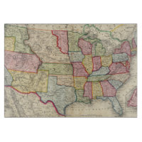 Karte der Vereinigten Staaten und der Gebiete