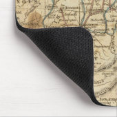 Karte der Vereinten Staaten 3 Mousepad (Ecke)