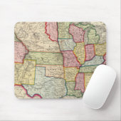 Karte der Vereinten Staaten und Gebiete Mousepad (Mit Mouse)