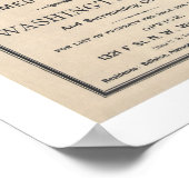 Karte der Washington DC Vororte von Clements 1891 Poster (Ecke)