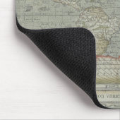 Karte der Welt 12 Mousepad (Ecke)