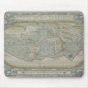 Karte der Welt 12 Mousepad