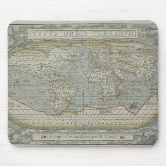 Karte der Welt 12 Mousepad (Vorne)