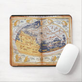 Karte der Welt, 1486 Mousepad (Mit Mouse)