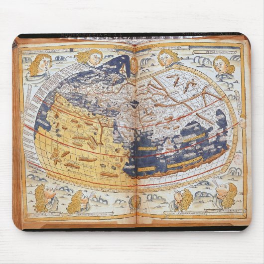 Karte der Welt, 1486 Mousepad (Vorne)