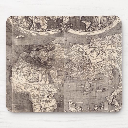 Karte der Welt | 1507 Mousepad (Vorne)