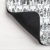 Karte der Welt, 1671 Mousepad (Ecke)