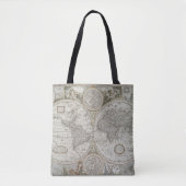 Karte der Welt | 1676 Tasche (Vorderseite)