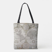 Karte der Welt | 1676 Tasche (Rückseite)