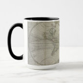 Karte der Welt | 1736 Tasse (Links)