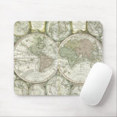 Karte der Welt | 1744 Mousepad (Mit Mouse)