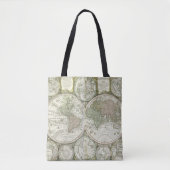 Karte der Welt | 1744 Tasche (Vorderseite)