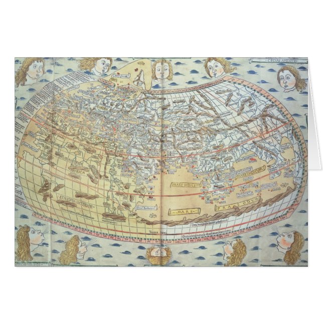Karte der Welt 2 (Vorderseite (Horizontal))