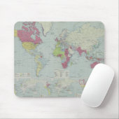 Karte der Welt 20 Mousepad (Mit Mouse)