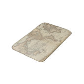 Karte der Welt 2 2 Badematte (Schrägansicht)