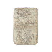 Karte der Welt 2 2 Badematte (Vorderseite Vertikal)