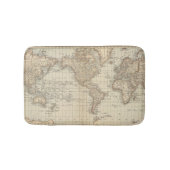 Karte der Welt 2 2 Badematte (Vorderseite)