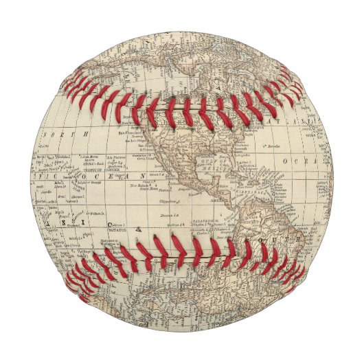 Karte der Welt 2 2 Baseball (Vorderseite)