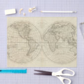 Karte der Welt 2 2 Seidenpapier (Handwerk)
