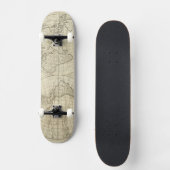 Karte der Welt 2 2 Skateboard (Vorderseite)