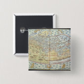 Karte der Welt 2 Button (Vorne & Hinten)