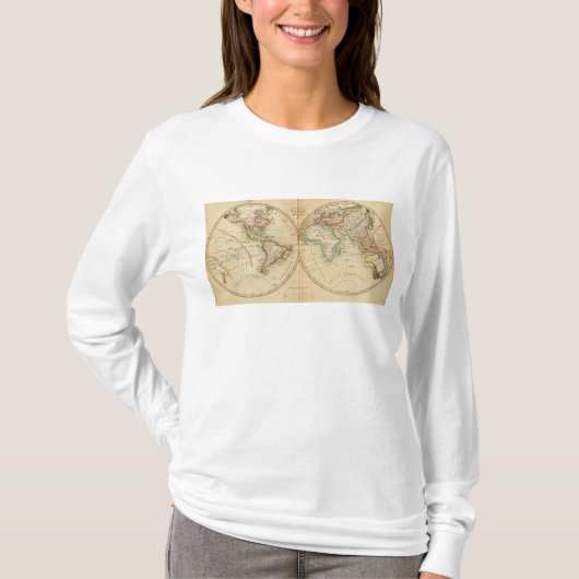 Karte der Welt 3 T-Shirt (Vorderseite)
