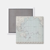 Karte der Welt auf Mercator's Projection Magnet (Vorderseite/Rückseite)