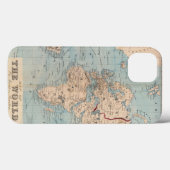 Karte der Welt auf Mercators Projektion Case-Mate iPhone Hülle (Rückseite (Horizontal))